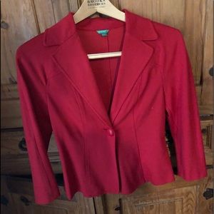 Beautiful Red Blazer of United Colors of Benetton